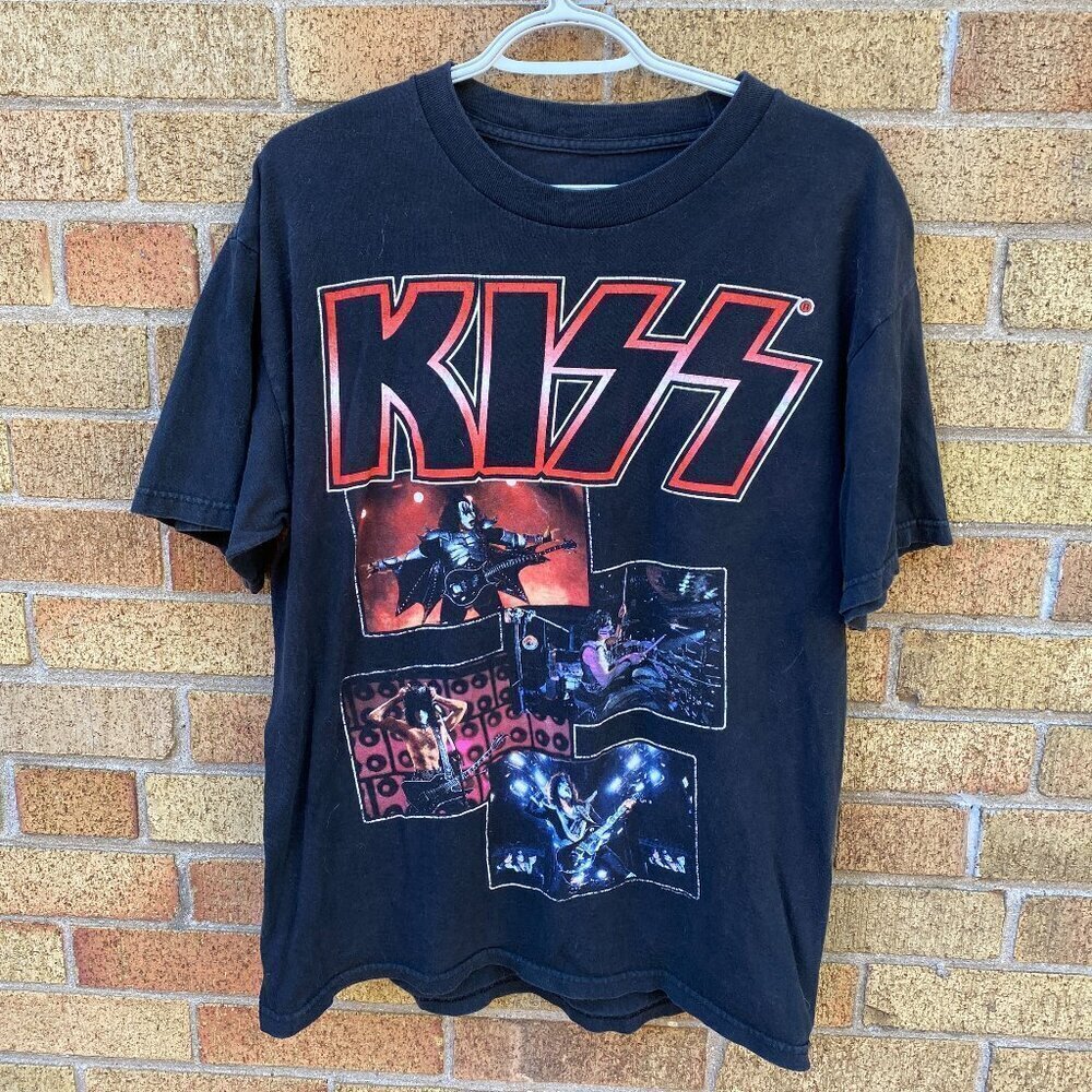 RARE 2009 Kiss Concert Band T Shirt 'If its too loud youre too old' Large